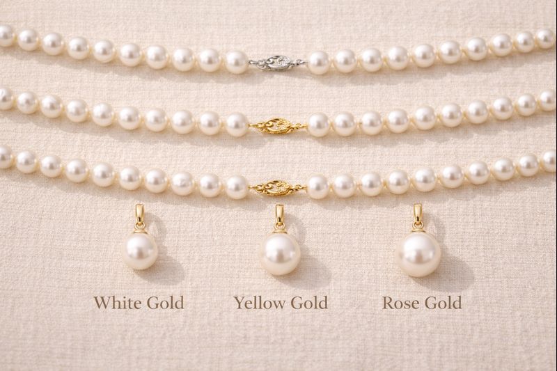 pearlsonly-blog-111-image-4-pearl - Fémek összehangolása gyöngysor + medál kombinációnál - Gyöngy ékszerek - pearlsonly