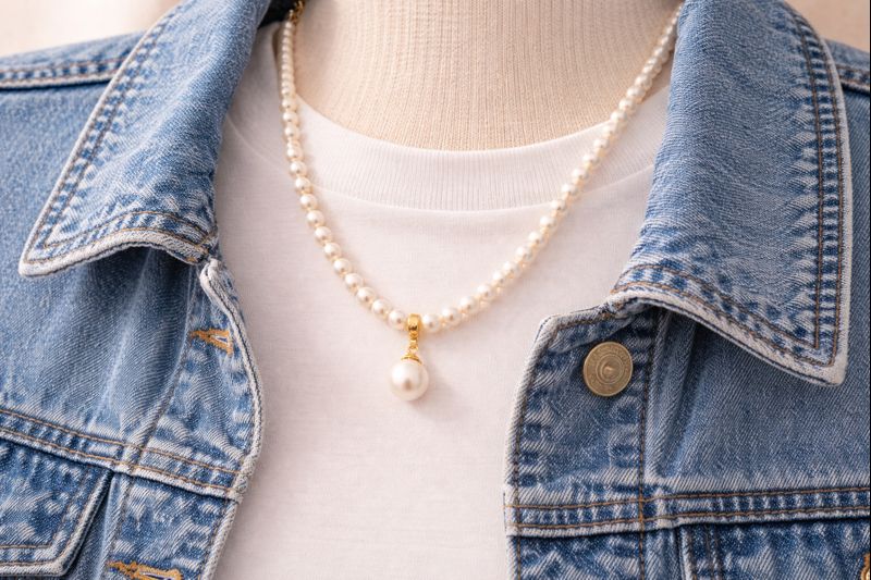 pearlsonly-blog-111-image-6-pearl - Casual styling gyöngysorral és medállal - Gyöngy ékszerek - pearlsonly