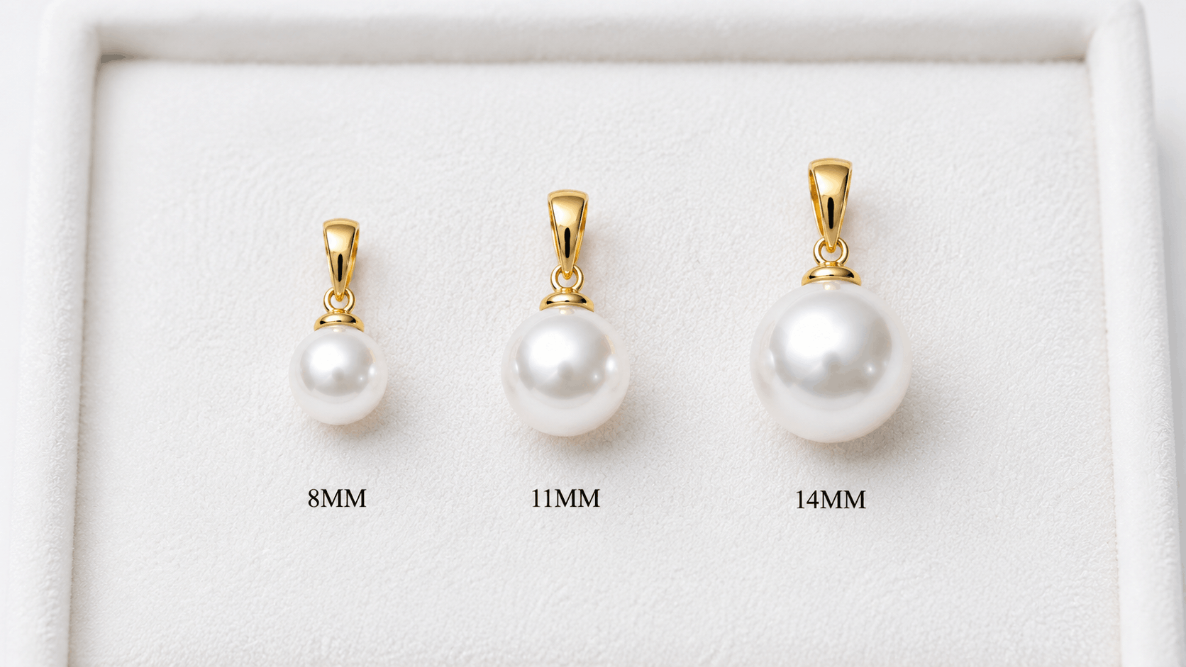 02. Freshwater Cultured Pearl Pendant — Méretek és mit jelentenek