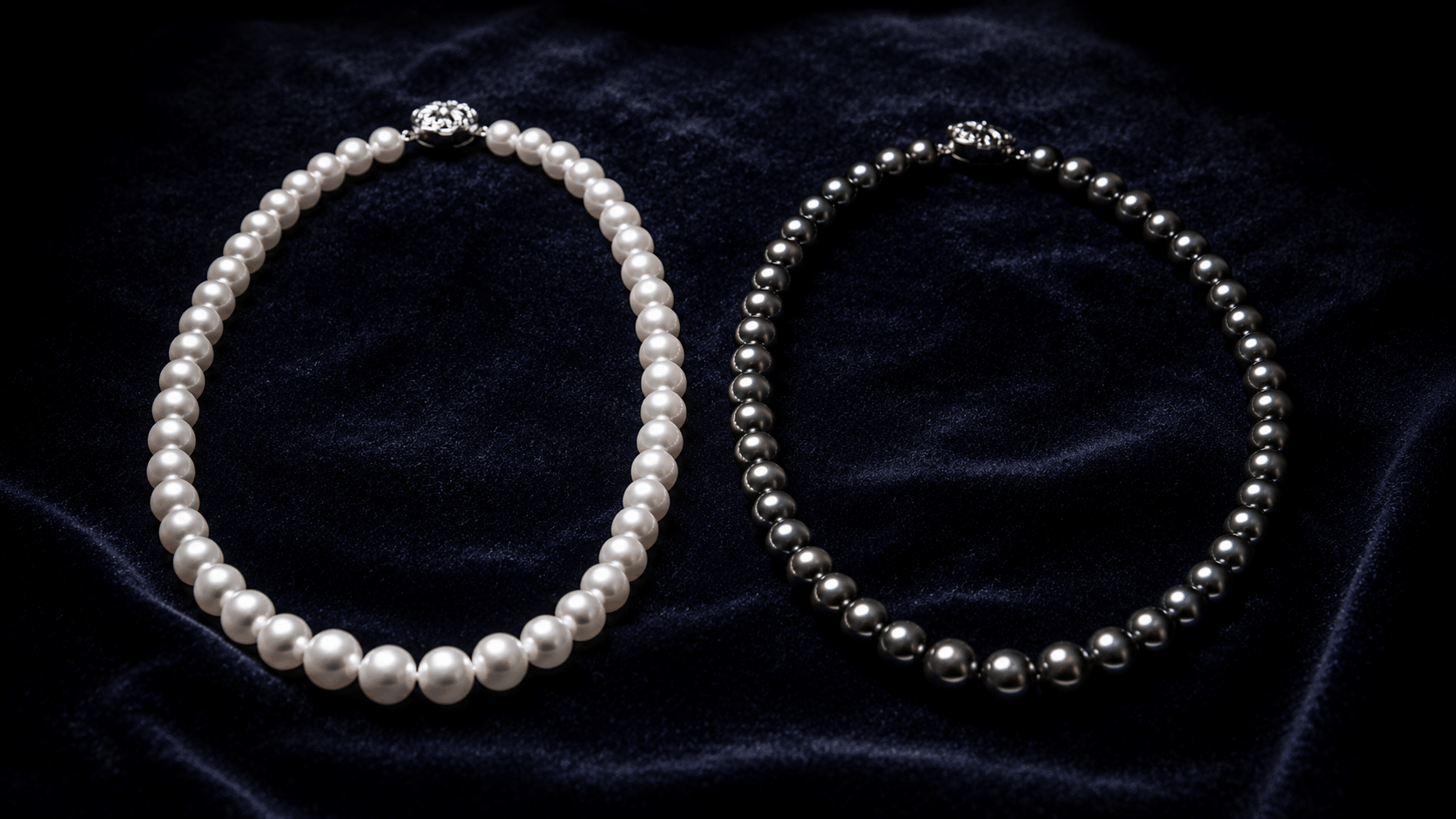 03. Fehér vs Fekete Japanese Akoya Pearls