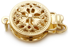 9.6-12.6mm Déli-tenger Nyaklánc in 18 hüvelykes Arany