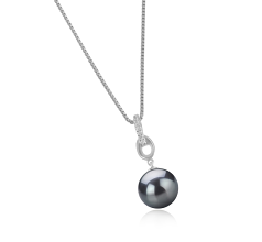 9-10mm Tahiti Függo in Hegy Fekete