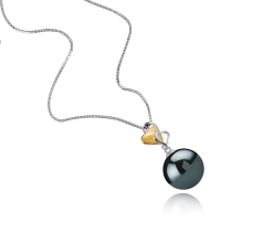 11-12mm Tahiti Függo in Élénk Fekete