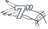 7 hüvelykes